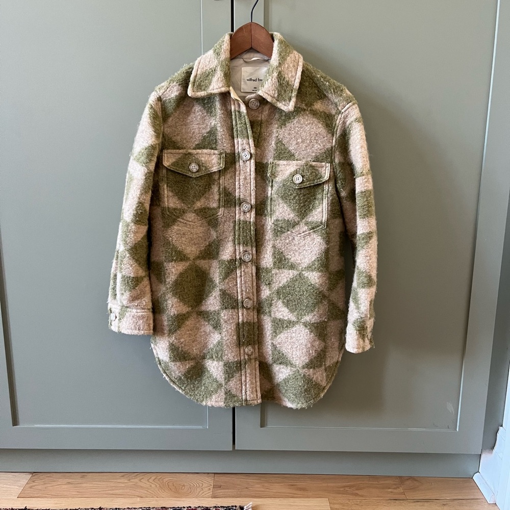 Wilfred Ganna green geo Shacket